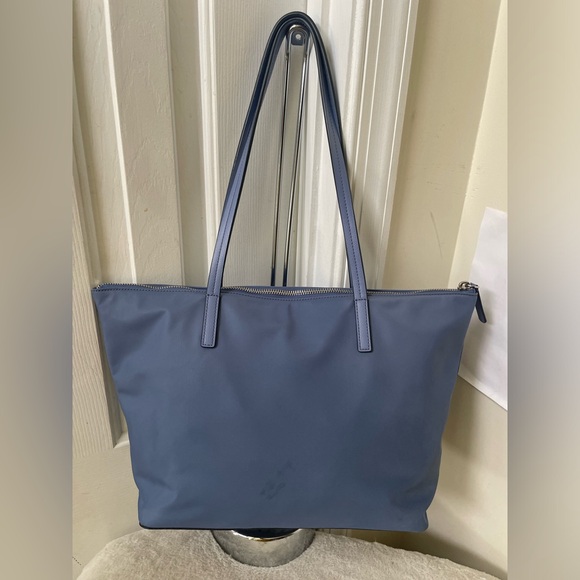 Kate Spade Blue Tote EUC - Picture 4 of 12